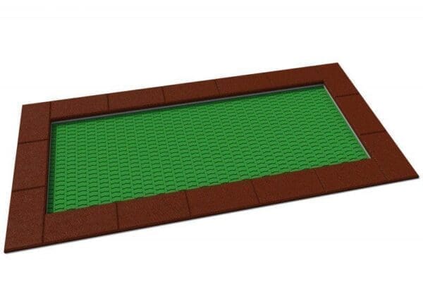 Rektangulær trampolin 150 x 300