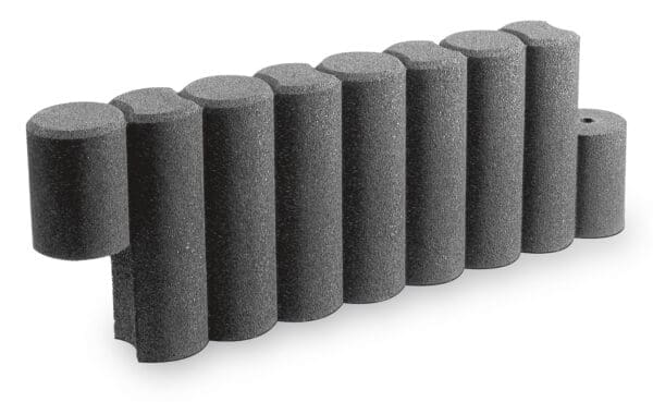 Gummikant palisadelook Grå Ø15cm, L115cm, H40cm